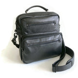 Man's Crossbody Leather Book Bag