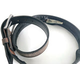 Leather Money Belt, Travellers Belt, Belt with Hidden Money Pocket,  Plus Size