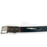 Leather Money Belt, Travellers Belt, Belt with Hidden Money Pocket,  Plus Size