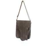 Clearance Sale, Raw Edged Leather Flap Cross Body Bag