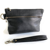 leather wristlet
