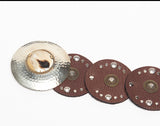 wide hip belt with circles