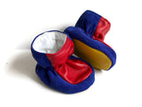 Leather Baby Booties, Baby Shower Gift, Leather Moccasin Baby Bootie