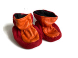 Leather Baby Booties, Baby Shower Gift, Leather Moccasin Baby Bootie