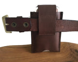 Cell Phone Pouch on Belt -back side