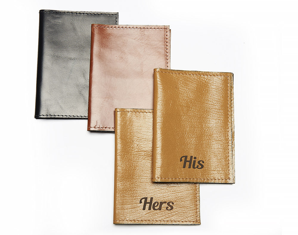 Missionary Passport Holder and Travel Wallet Quote Leather 