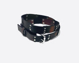 Studded leather Belt
