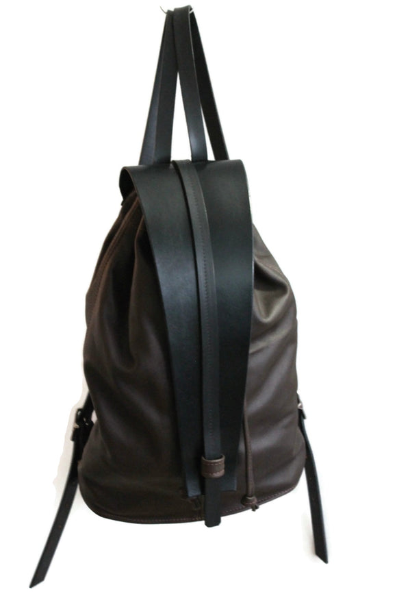 Medium Sized Artisans Leather Backpack-The Robin Knapsack