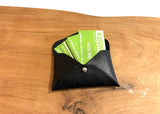 Leather Business Card Holder, Minimalist Leather Credit Card Pouch
