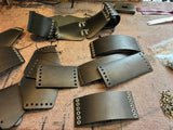 Lace up Leather Corset Belt, Steampunk Underbust Corset-Plus Size Available