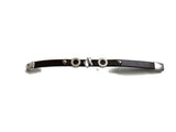 leather bracelet with horse motif
