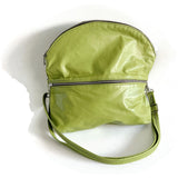 Clearance Sale Lime Green Leather Crossbody Bag that Converts to a Clutch Bag