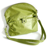 Clearance Sale Lime Green Leather Crossbody Bag that Converts to a Clutch Bag