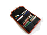Leather Credit Card Wallet, Travel Wallet, Long Leather Wallet With RFID-The Louise