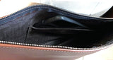Large Leather Clutch Purse