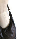 Clearance Sale, Large Half Moon Big Hobo Bag in Brown Leather- The Rita