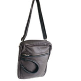 Clearance Sale Man's Leather Dark Brown Crossbody Bag,  Leather Shoulder Bag, Mens Leather Bag