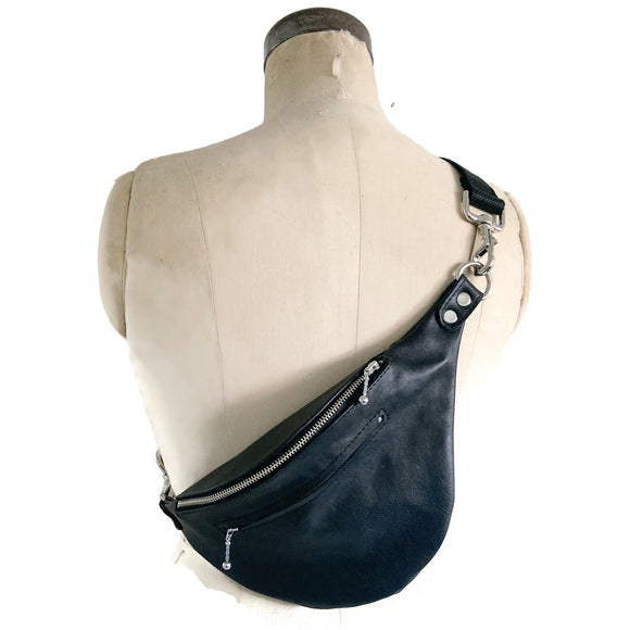 leather waist bag