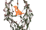 Leather Animal Christmas Tree Decorations, Christmas Dog Ornament.
