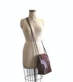 Medium Sized Leather Crossbody Bag- The Rosa
