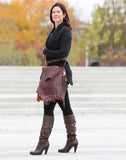 Tribal bag on model