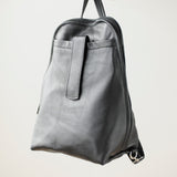 handmade leather backpack