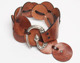 Leather Linked Disc Belt