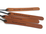 Handmade Genuine Leather Bookmarks