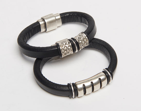 Custom Leather Bracelet Men, Bracelet For Men