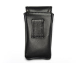 iPhone 8 Plus Leather Cell Phone Case, Black back