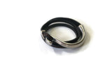 Big Hook Leather Bracelet, Wrapped Leather Bracelet.