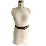Double Ring Leather Belt