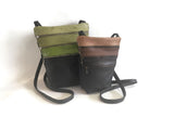 Handmade Leather Medium Sized Cross Body Bag Both Sizes