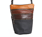 Handmade Leather Medium Sized Cross Body Bag Emma Brown