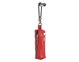 Personalized Golf Gift, Leather Golf Ball Caddy Red