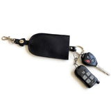 Personalized Leather Bell Key Holder, Key Bell Clochette, Leather Key Fob