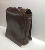 brown leather laptop bag