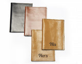 monogrammed leather passport holder