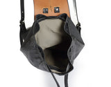 Medium Sized Leather Backpack-inside