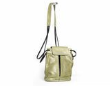 Clearance Sale, Medium Sized Yellow Leather Crossbody Bag- The Rosa