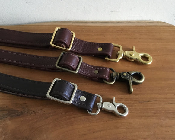 Wholesale Genuine Leather Bag Strap 1.5*105CM Bag Accessories Replacement  leather bag handles From m.