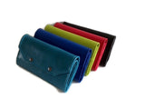 Large Leather Credit Card Wallet, Leather Clutch Wallet