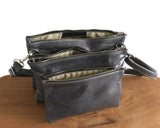 Leather Waist Bag, Convertible Crossbody Bag, Travel Bag